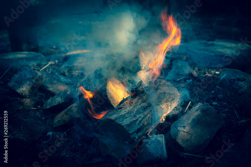 Photo of campfire. Photo from Sotkamo, Finland. © ville