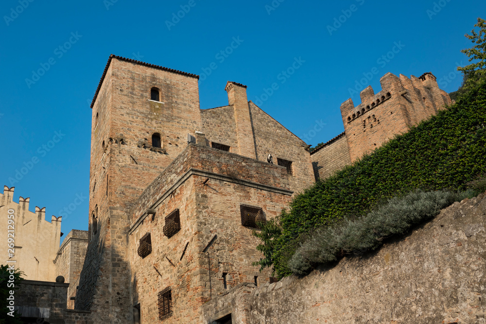castel, castello cini in Monselice, Italy