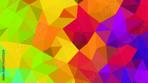 Abstract geometric triangle background  art  artistic  bright  colorful  design. Mosaic  color background. Mosaic texture. The effect of stained glass. EPS 10 Vector