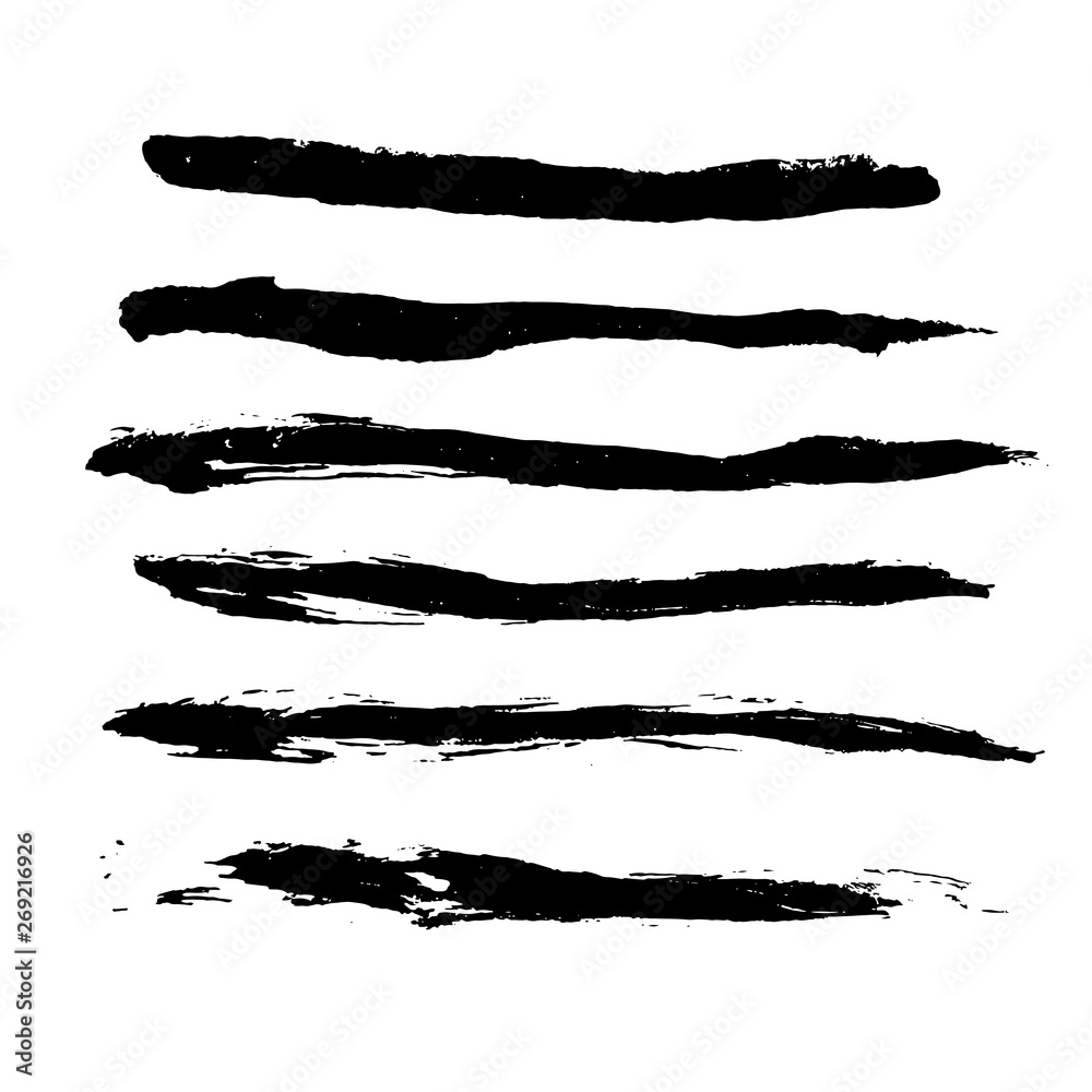 Ink vector brush strokes background. Vector illustration. Grunge texture. Ink vector brush strokes background. Vector illustration. Grunge texture.