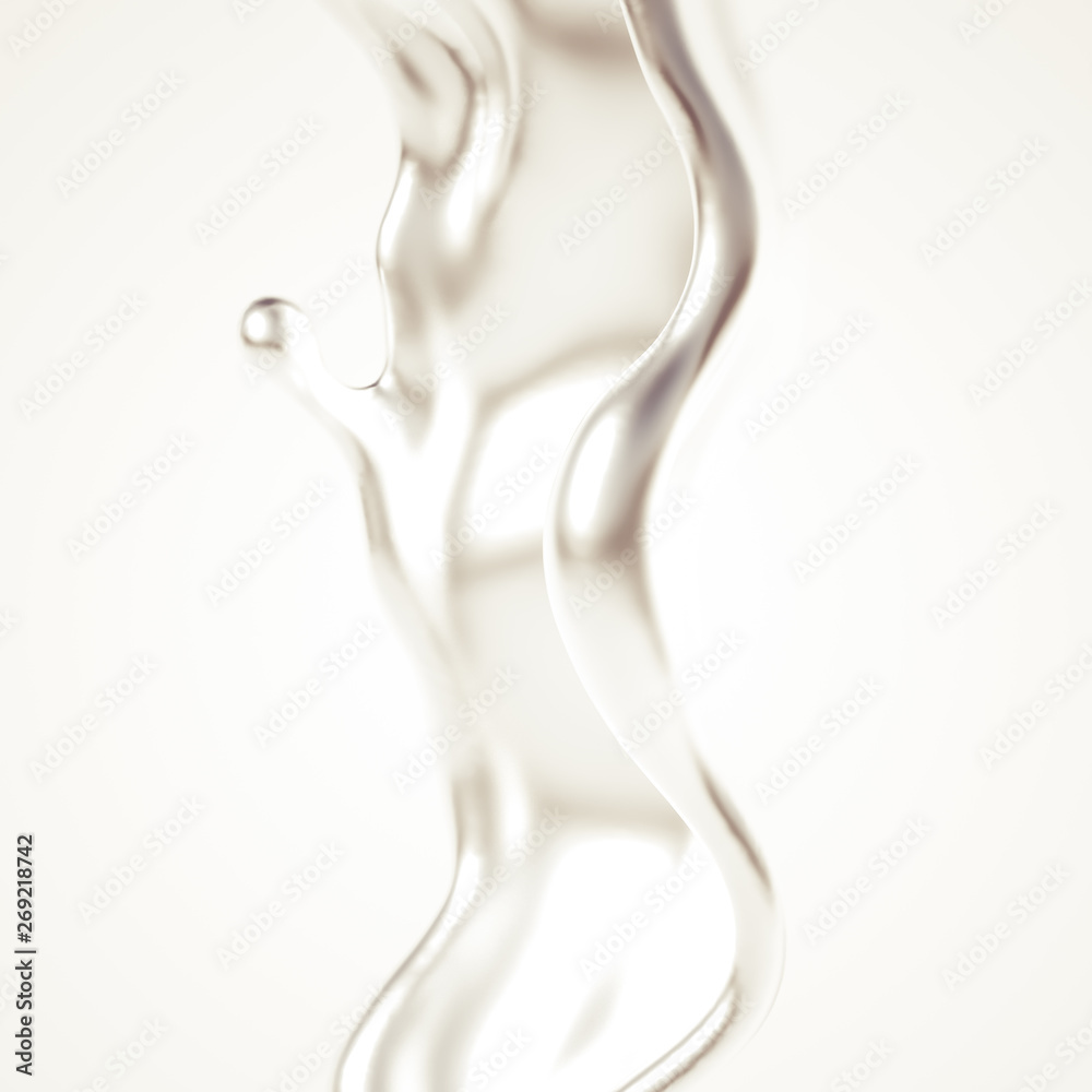 Silver splash. 3d illustration, 3d rendering. Silver splash. 3d illustration, 3d rendering.