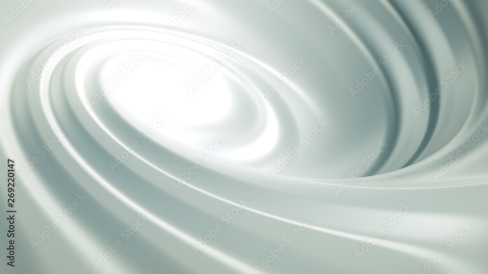 Obraz premium Silver splash. 3d illustration, 3d rendering.