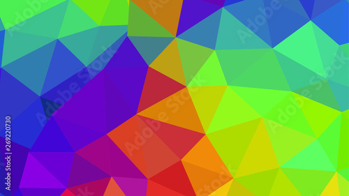 Abstract geometric triangle background, art, artistic, bright, colorful, design. Mosaic, color background. Mosaic texture. The effect of stained glass. EPS 10 Vector