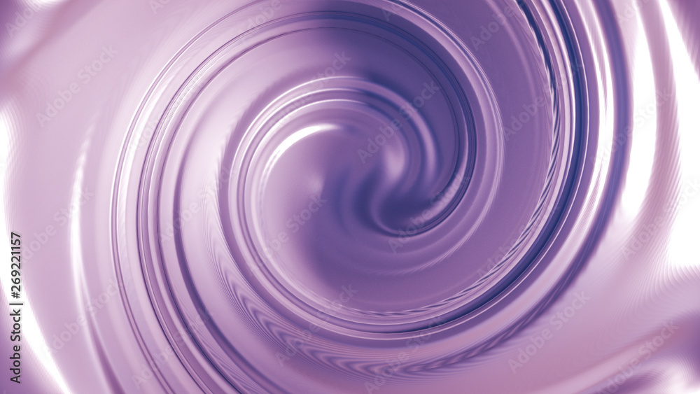 Silver splash. 3d illustration, 3d rendering.