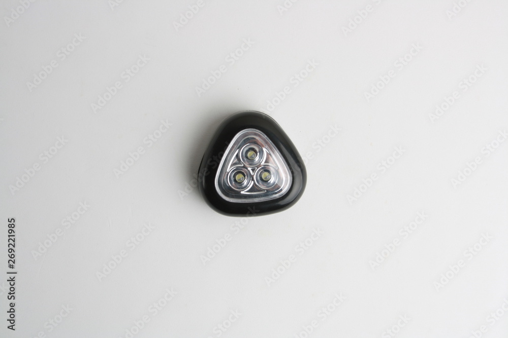 triangular black flashlight led light triangular black flashlight led light