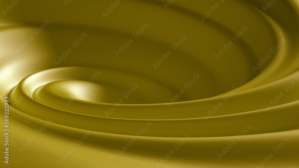 Fototapeta premium Beautiful yellow paint splash. 3d illustration, 3d rendering.