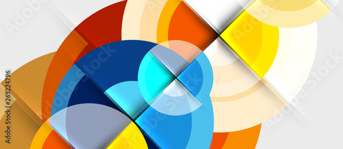 Circular geometrical design template