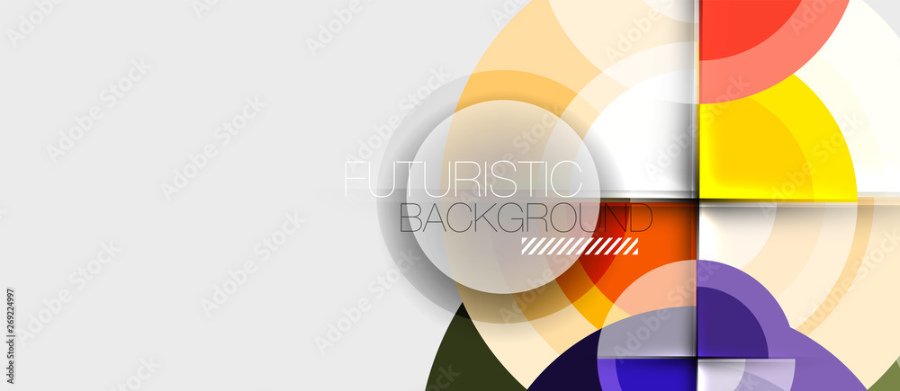 Circular geometrical design template Circular geometrical design template