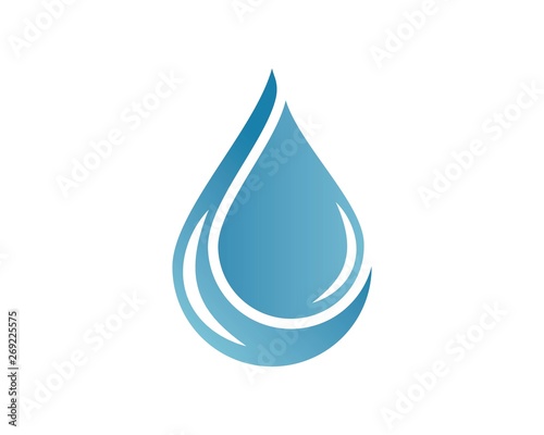 water drop Logo Template vector illustration