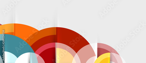 Circular geometrical design template