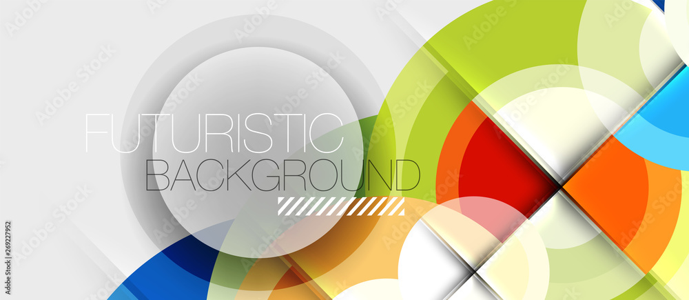 Circular geometrical design template