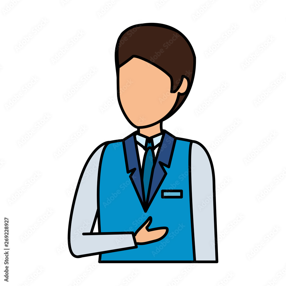 flight attendant avatar character flight attendant avatar character