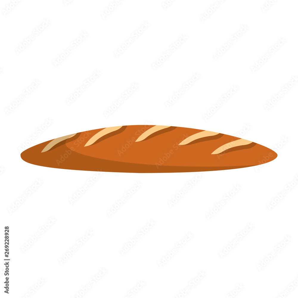 Bread wheat food cartoon isolated Bread wheat food cartoon isolated