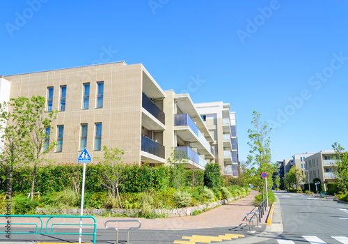 Bilde på lerret 低層型の高級分譲マンション