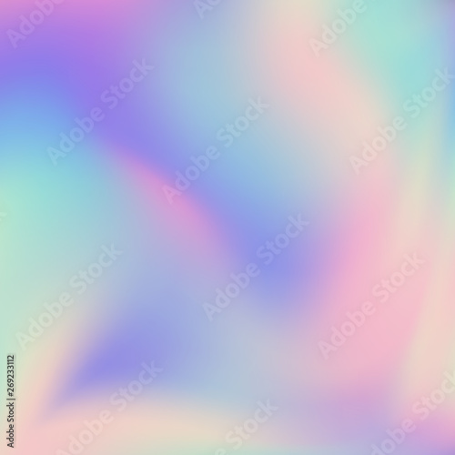 Abstract blurred Holographic gradient background 