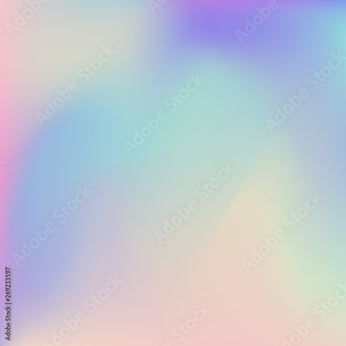 Abstract blurred Holographic gradient background 