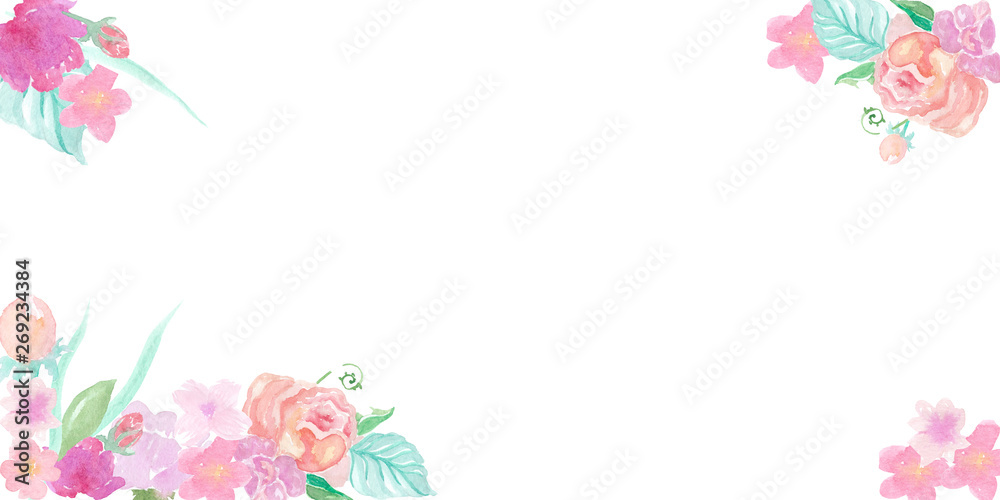 illustration watercolor clipart floral clipart wedding