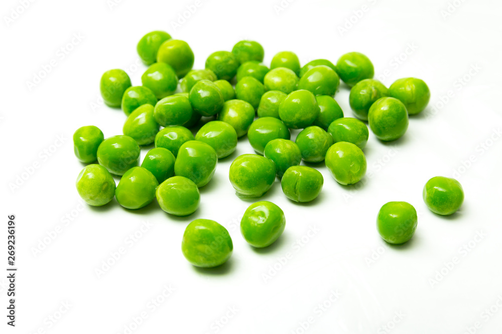 fresh green peas. close up fresh green peas. close up
