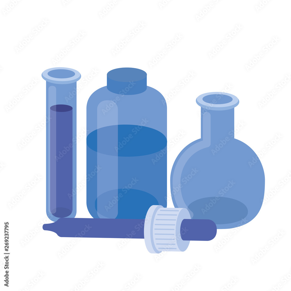 laboratory instruments in white background laboratory instruments in white background