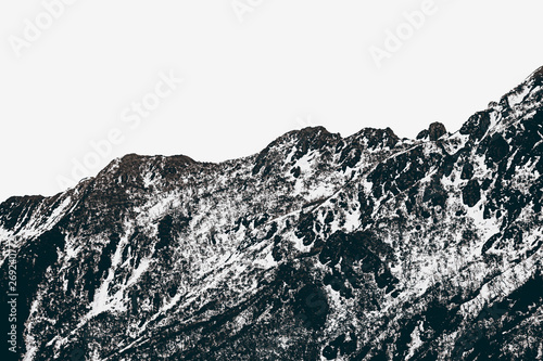 View of alps in Yumthang valley