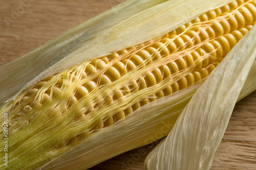  Corn on the cob close up