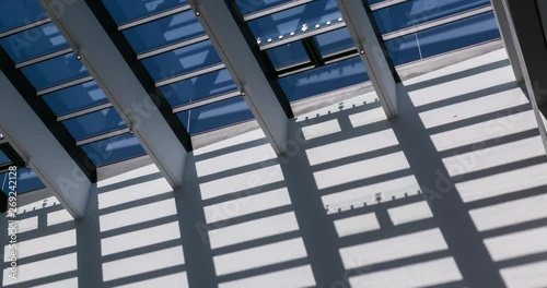Timelapse /Glass Roof / Modern Museum in Mannheim Germany