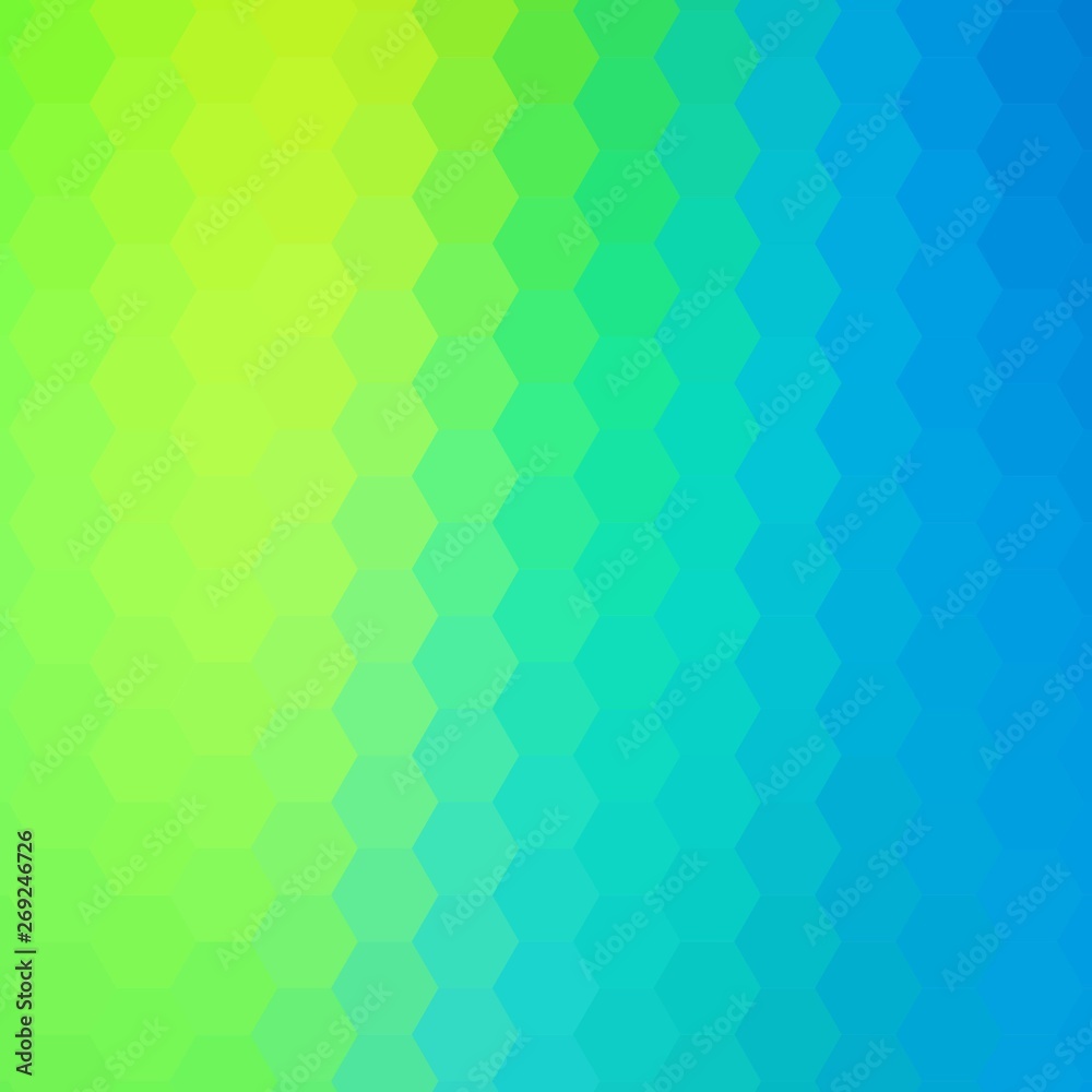 hexagon blue green background. abstract vector illustration eps 10