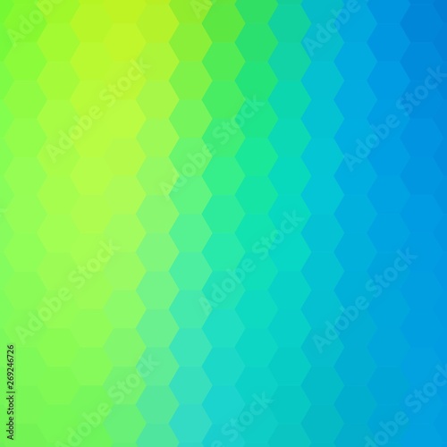 hexagon blue green background. abstract vector illustration eps 10