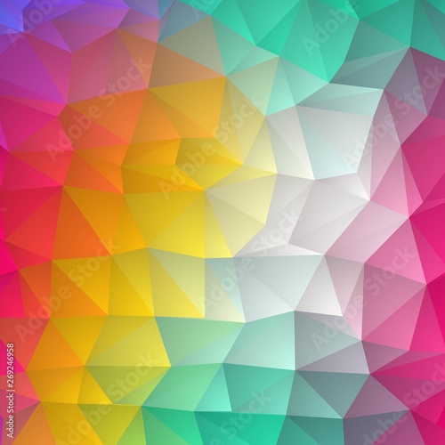 colored triangular background. polygonal style. layout for advertising. eps 10