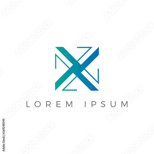 Modern Modified Letter X Logo