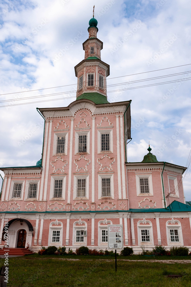 Baroque Church of St. John the Baptist in Totma, Vologda region, Russia.