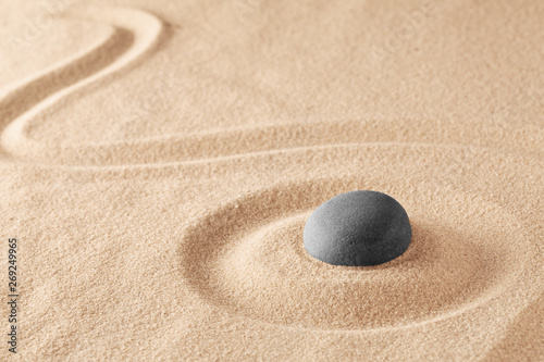 Mineral stone therapy for a quiet peace of mind through zen meditation and relaxation. 