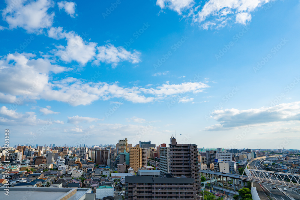 Fototapeta premium 北摂 都市風景