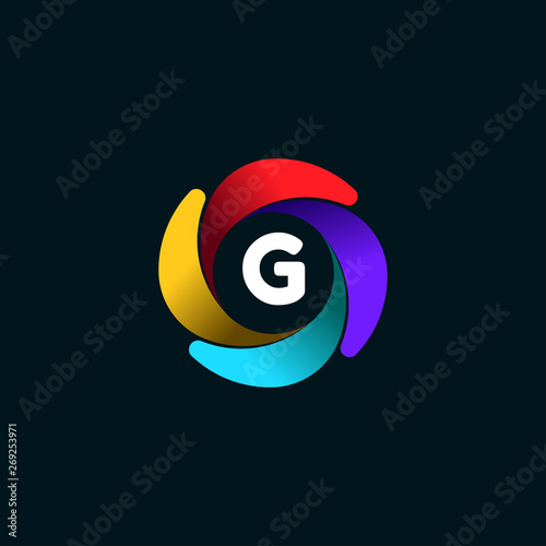 G Letter alphabet logo template