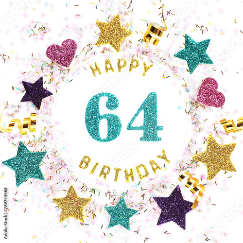 Postcard square format with the inscription 