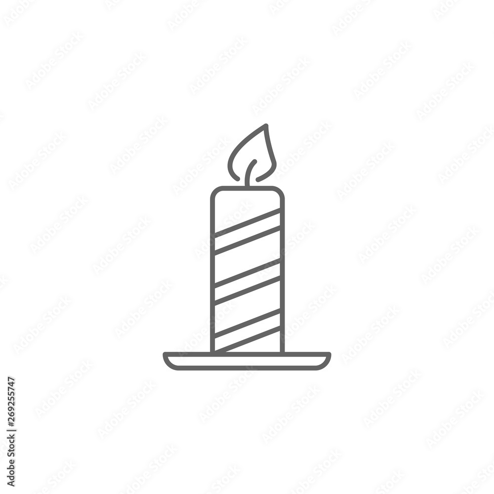 Candles USA outline icon. Signs and symbols can be used for web, logo, mobile app, UI, UX Candles USA outline icon. Signs and symbols can be used for web, logo, mobile app, UI, UX