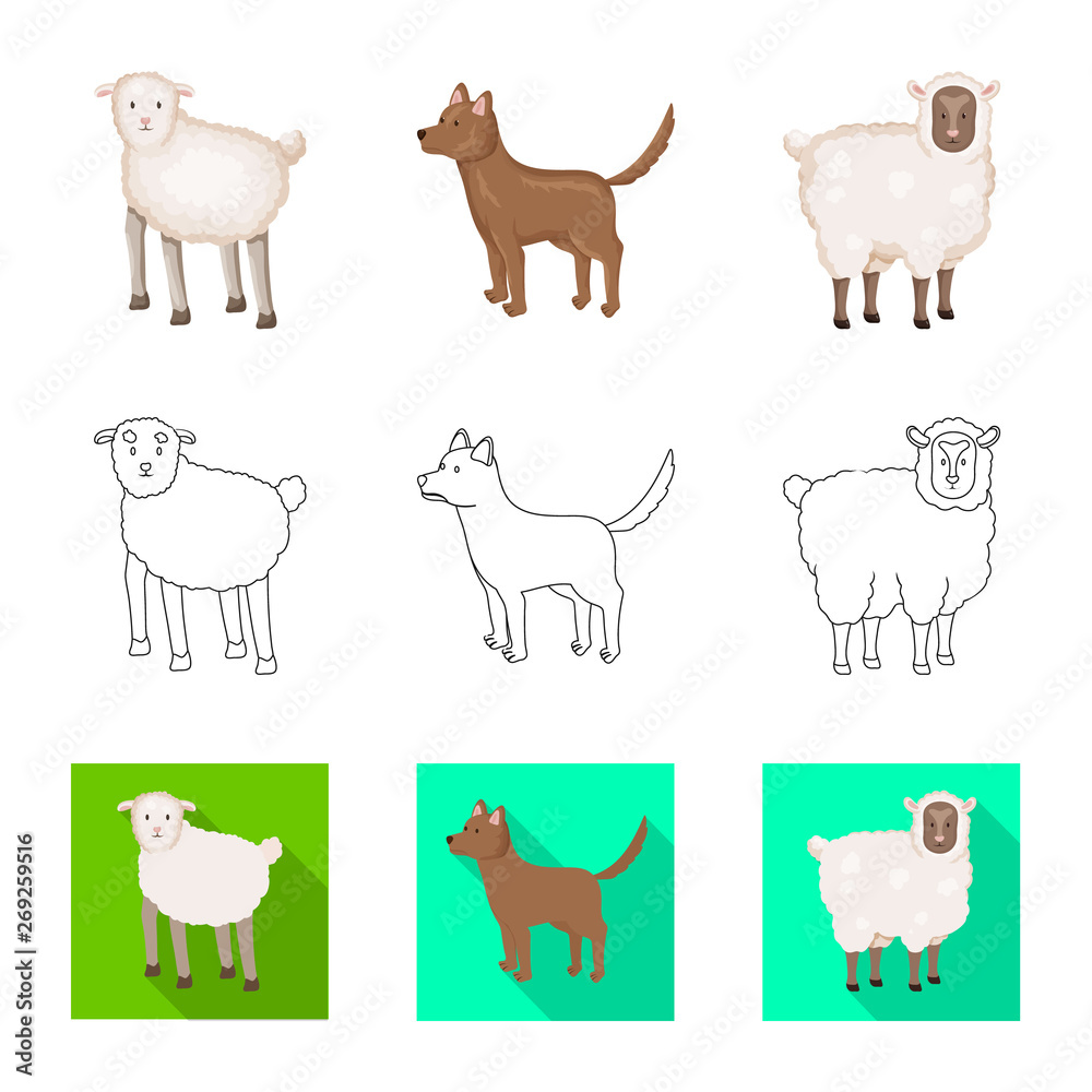 Vector design of breeding and kitchen logo. Set of breeding and organic stock symbol for web. Vector design of breeding and kitchen logo. Set of breeding and organic stock symbol for web.