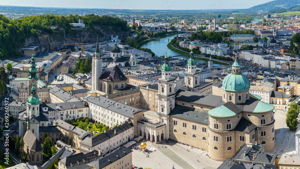 View to Salzburg Skyline from, Austria