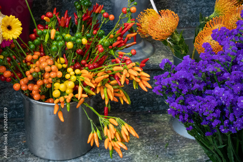 Fototapeta Naklejka Na Ścianę i Meble -  Flowers at the Market