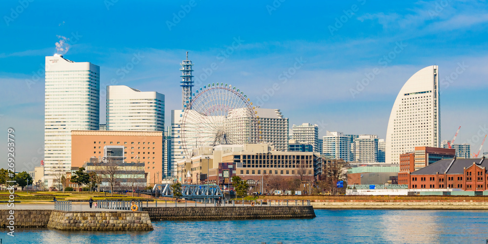 Yokohama Coast Cityscape, Japan