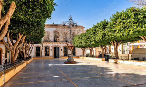 Fotografija View of town hall building and square in picturesque Nijar, Almeria, Spain
