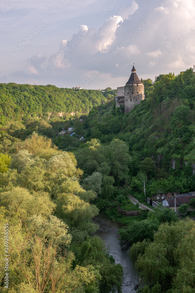 Landscape with View of the Tower of the Medieval Fortress