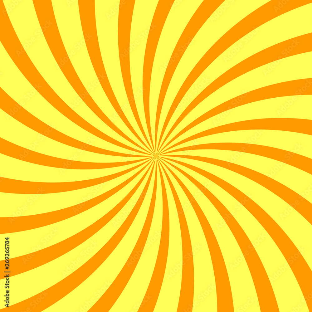 Yellow swirl background, poster design template, vector illustration Yellow swirl background, poster design template, vector illustration