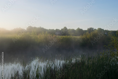 foggy morning on the lake © Павел Горшков