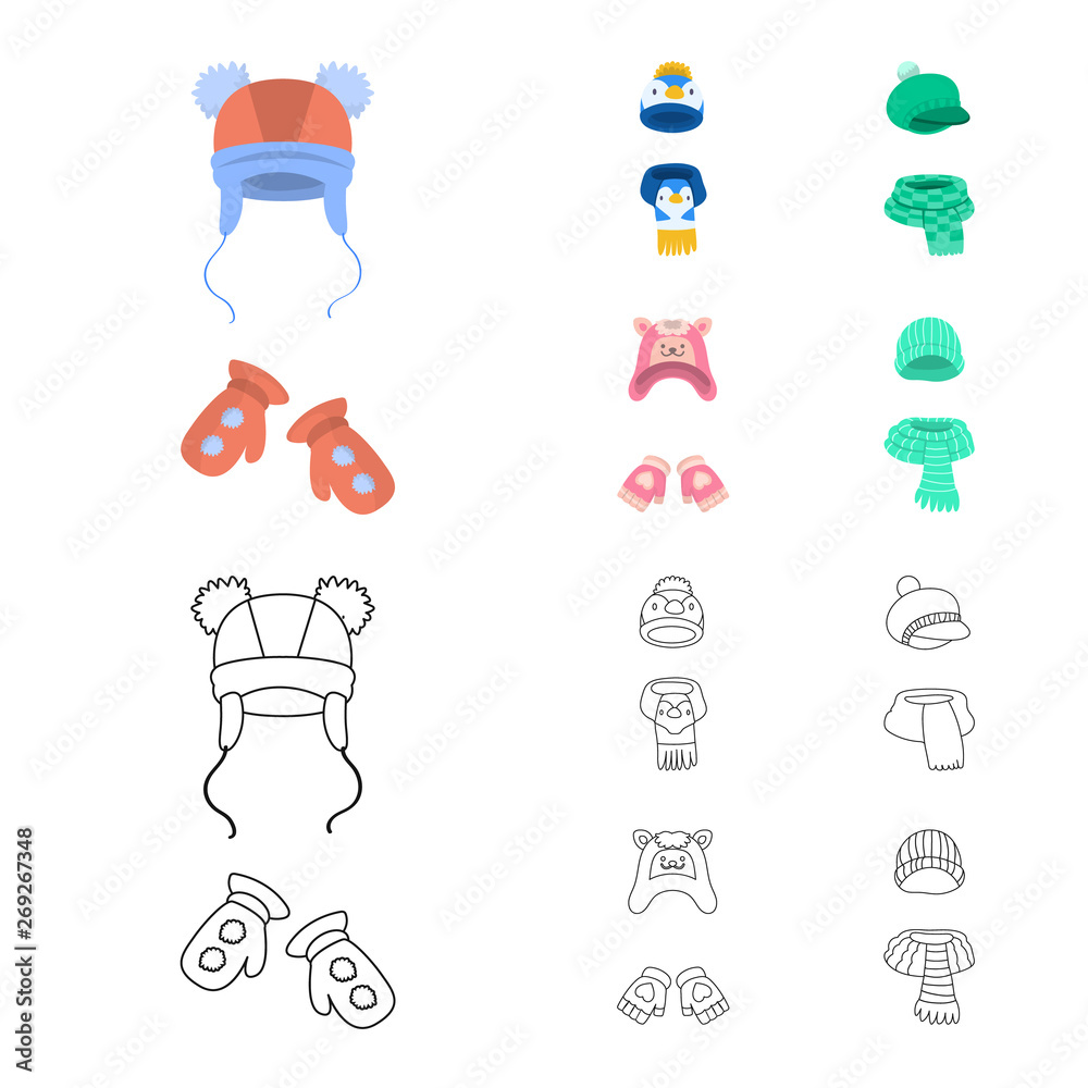 Vector design of clothes and texture icon. Collection of clothes and weather stock symbol for web. Vector design of clothes and texture icon. Collection of clothes and weather stock symbol for web.