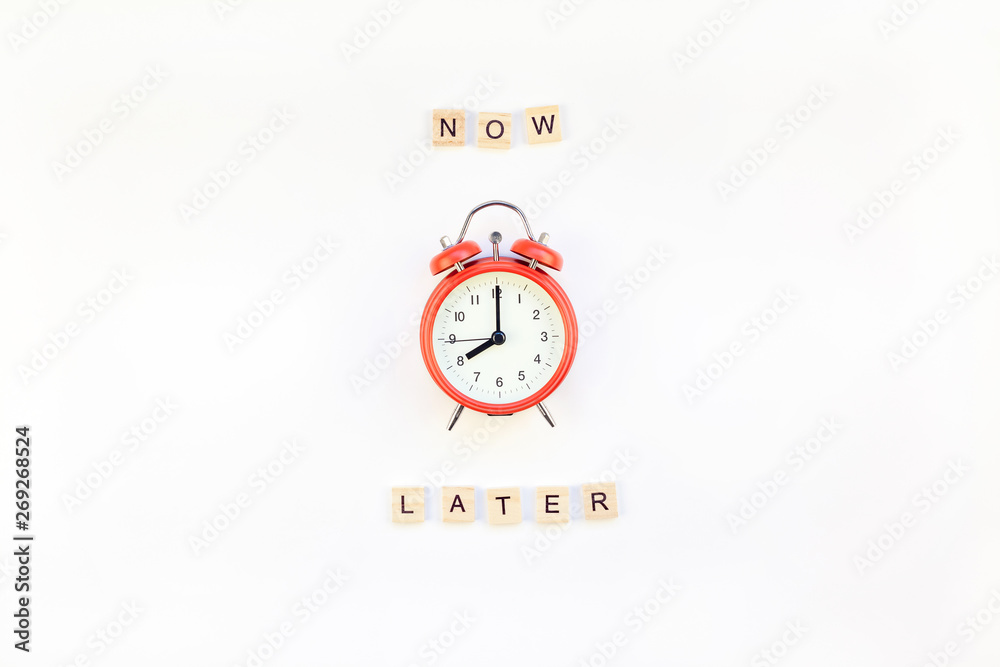 Concept of procrastination and time management
