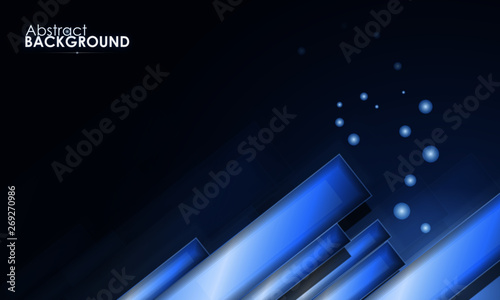 Abstract blue geometric background