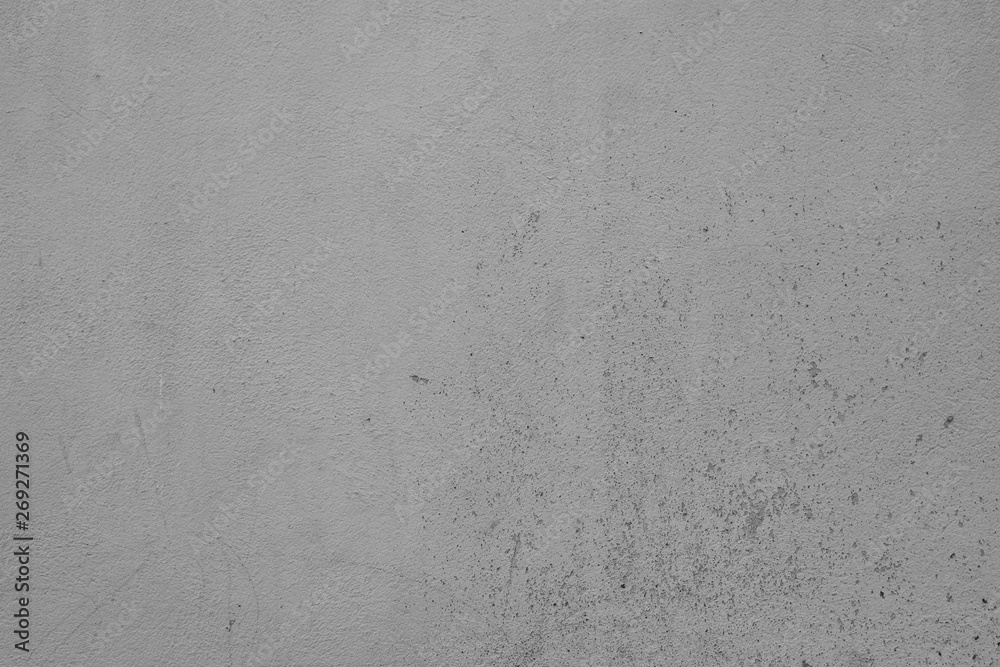 Fototapeta premium Graue Hintergrund Wand, Betonwand Struktur mit abgeriebenen, abgesplitterten Stellen.