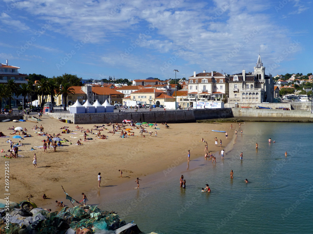 Cascais, coastal city in the Lisbon District of Portugal, located on the Portuguese Riviera Cascais, coastal city in the Lisbon District of Portugal, located on the Portuguese Riviera