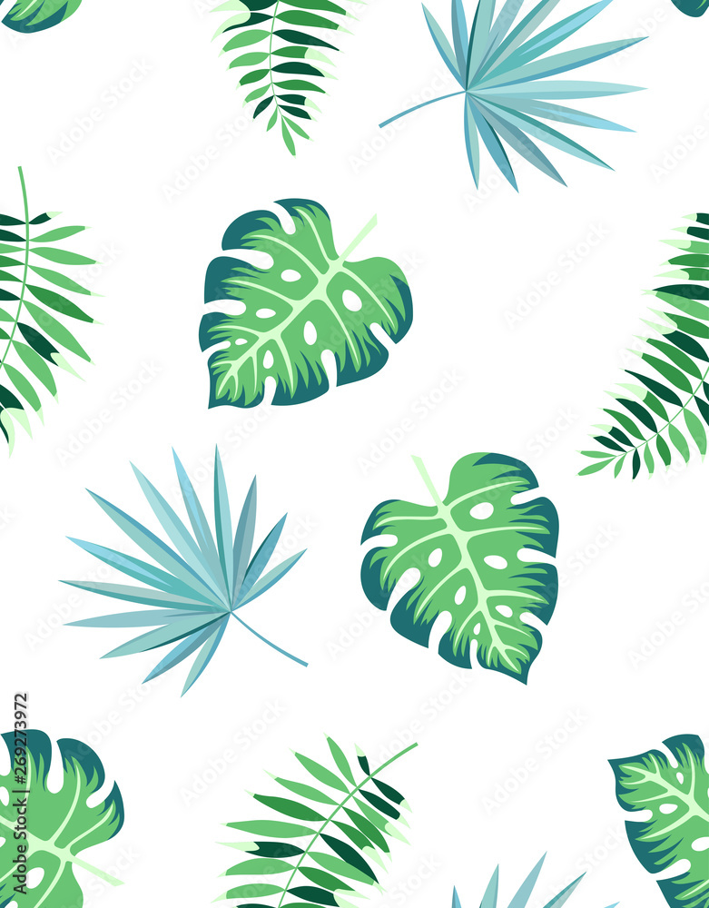 creative floral exotic seamless pattern